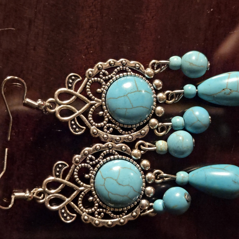 Turquoise Dangle Earrings
